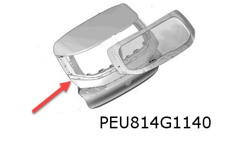 Peugeot 308 achterklep (HB) (9/21-) (te spuiten) Origineel! 1681372480