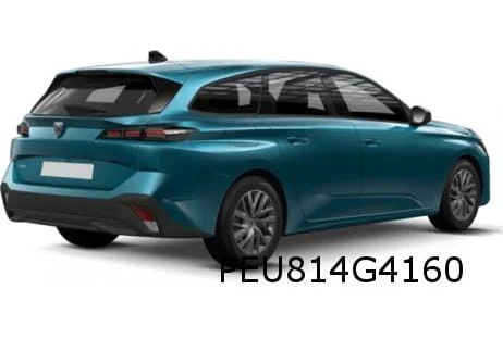 Peugeot 308 achterklep (SW) (9/21-) (el. bediening) (te spuiten) Origineel! 1681373180