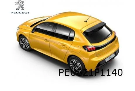 Peugeot 208 achterklep (bij extra spoiler) (10/19-) (te spuiten) Origineel! 9827577380
