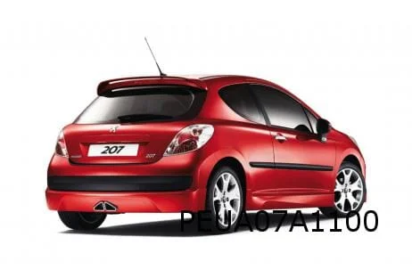 Peugeot 207 dak- / achterklepspoiler (3- / 5-drs.) (te spuiten) (4/06-7/12) Origineel! 9614Y0