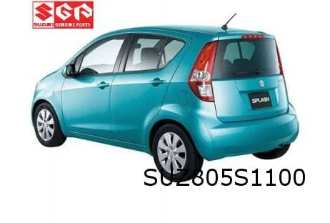 Suzuki Splash achterklep (zonder power doorlock) (te spuiten) (4/08-4/15) Origineel! 6910051K00