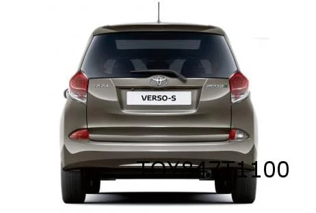 Toyota Verso S achterklep (1/11-6/16) (te spuiten) Origineel! 6700552A83