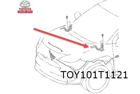 Toyota Yaris Cross Motorkapscharnier Links Origineel! 534200D850