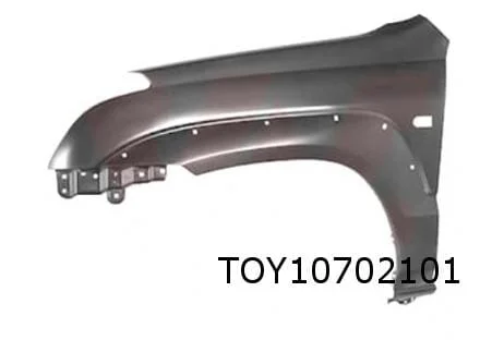Toyota Land Cruiser 120 voorscherm Links (bij spatbordverbreder) Origineel! 538026A160