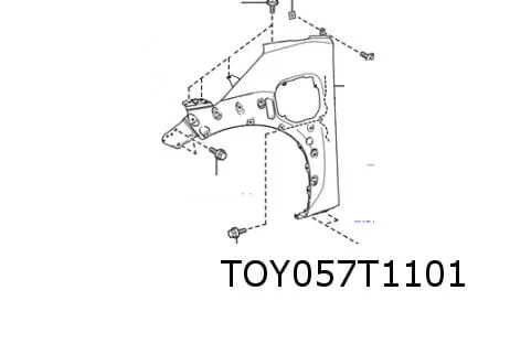 Toyota BZ4X voorscherm Links Origineel! 5381242370