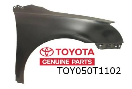 Toyota Avensis voorscherm Rechts (zonder gat voor zijknipperlicht) Origineel! 5381105040