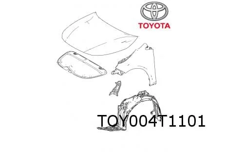 Suzuki Swace / Toyota Corolla voorscherm Links (3/19-) Origineel! 5380202270