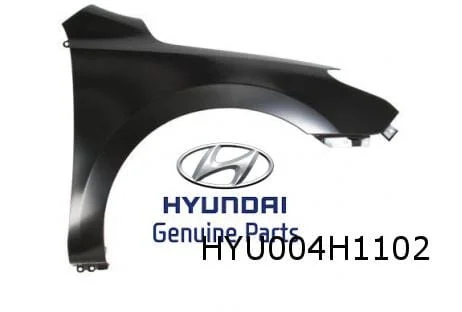 Hyundai i30 (7/07-4/12) voorscherm Rechts (zonder zijknipperlichtgat) Origineel! 663212L010