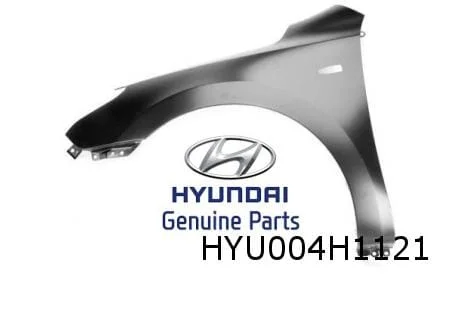 Hyundai i30 (7/07-4/12) voorscherm Links (met zijknipperlichtgat) Origineel! 663112L030