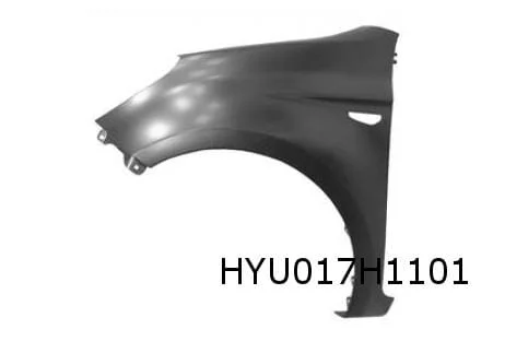Hyundai i20 1/09-6/12 voorscherm Links (met gat voor zijknipperlicht) Origineel! 663111J000
