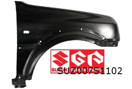 Suzuki Jimny (11/98-1/17) voorscherm Rechts Origineel! 5861181A00