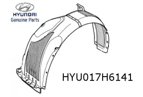 Hyundai i20 (1/15-11/20) wielkuip Links Origineel! 86811C8000