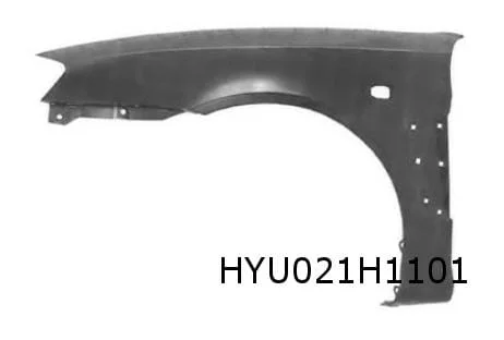 Hyundai Coupe 1/02-9/06 (GK) voorscherm Links Origineel! 663112C030