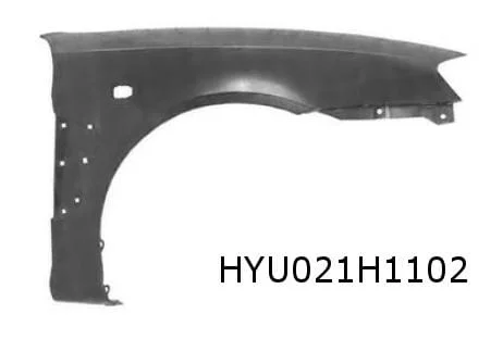 Hyundai Coupe 1/02-9/06 (GK) voorscherm Rechts Origineel! 663212C030