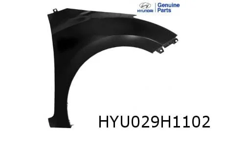 Hyundai i30 4/12-4/17 voorscherm Rechts (zonder knipperlichtgat) Origineel! 66321A6000