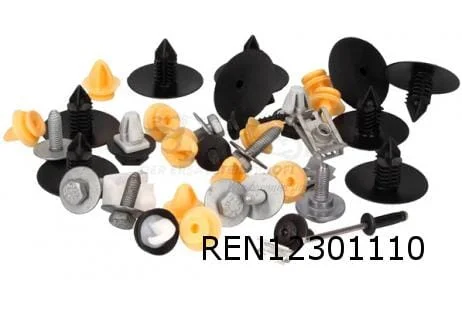 Renault Captur (4/13-1/20) montageset voorscherm Links en Rechts Origineel! 600381440R