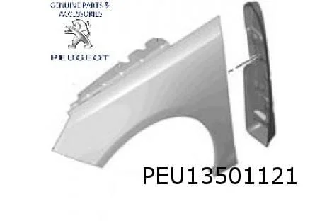 Peugeot 308 (11/13-9/21) gelpad voorscherm Links (demping op A-stijl) Origineel! 9678591980