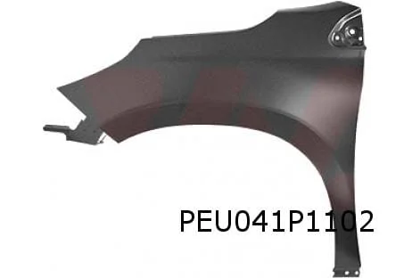 Peugeot 2008 (5/13-2/20) voorscherm Rechts (niet bij wielkuiplijsten) Origineel! 9678733980