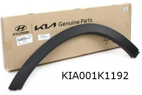 Kia EV6 wielkuiplijst voorscherm Rechts (zwart) Origineel! 87712CV000
