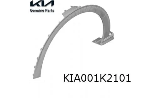 Kia EV6 wielkuiplijst voorscherm Links (glanszwart) Origineel! 87711CV100