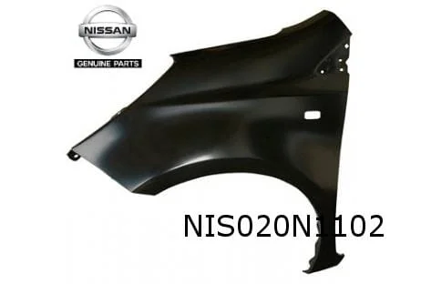 Nissan Note (3/06-8/13) voorscherm Rechts Origineel! F31129U0MA