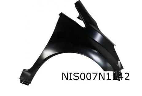 Nissan Note (8/13-5/17) voorscherm Rechts (zonder zijknipperlichtgat) Origineel! F31003VVAA