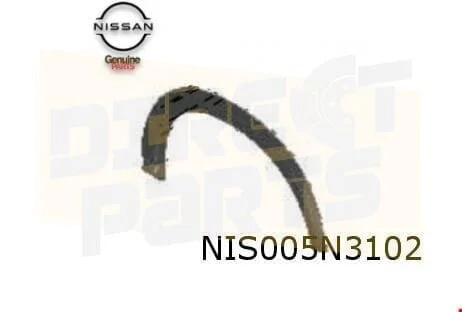 Nissan Ariya (7/22-) wielkuiplijst voorscherm Links Origineel! 638115MP5A