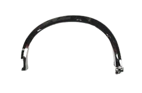 Mazda CX-5 (10/21-) wielkuiplijst voorscherm Links (glans zwart) Origineel! KPG151W30