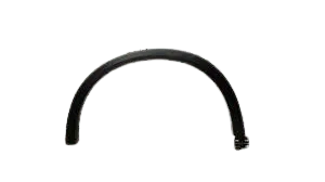 Mazda CX-5 (10/21-) wielkuiplijst voorscherm Links (zwart / zilver) Origineel! KPF151W30