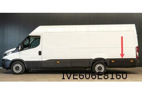 Iveco Daily (5/14-) stootlijst overhang Links en Rechts (L4) (2x breedtelicht) Origineel! 5801812254