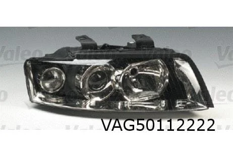 Audi A4 Avant / Sedan (1/01-12/04) koplamp (Xe) Rechts (chrome binnenzijde) OES! 8E0941030Q