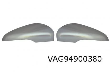 Volkswagen Golf VI / Touran (4/03-11/12) spiegelkapset Links en Rechts aluminium MQ! VAG94900380