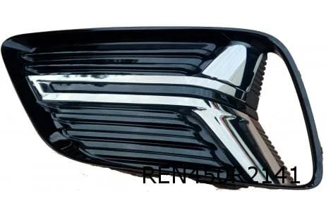 Renault Arkana (5/21-) voorbumpergrille Links (glanszwart / chrome) Origineel! 261A39261R