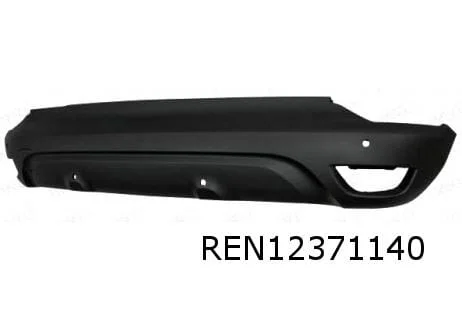 Renault Captur (4/13-6/17) achterbumper (bij PDC) zwart Origineel! 850109312R