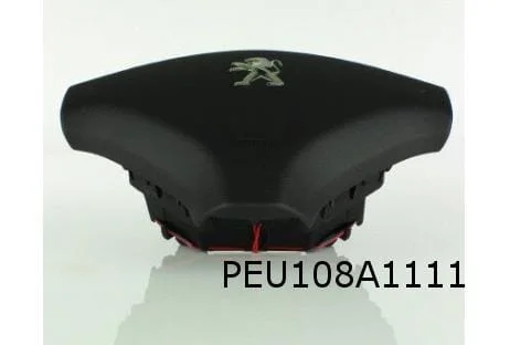 Peugeot 308 (4/11-) stuurwielairbag (HZD zwart Mistral) Origineel! 4112QQ