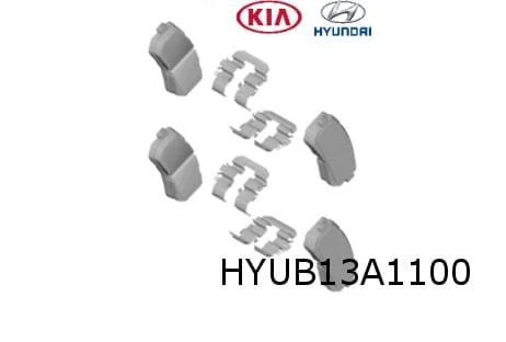 Hyundai Kona (11/17-2/21) remblokset achter (2WD) Origineel! 58302J9A50