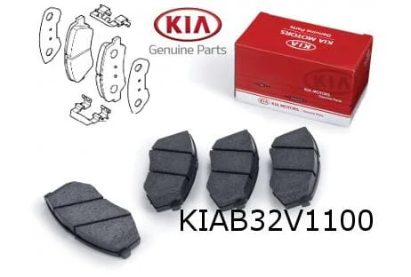 Kia Rio III / IV (8/11-3/17) remblokset voorzijde (1.2 / 1.4) Origineel! 581011WA05