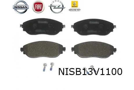 Nissan NV300 / Opel Vivaro / Renault Traffic / Fiat Talento (8/14-2/22) remblokset voor Origineel! 4106000Q1H