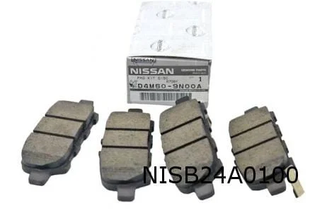 Nissan Cube / Juke / Leaf / e-nv200 / Pulsar (4/10-) remblokset achter Origineel! D4M609N00B