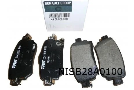Nissan Qashqai / Kadjar (11/14-8/22) remblokset achter Origineel! D40604EA0B