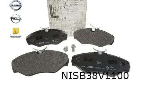 Nissan Primastar / Opel Vivaro A / Renault Trafic (2/03-10/14) remblokset voor Origineel! 4106000Q1F