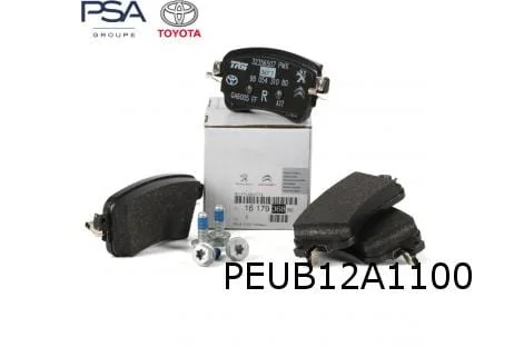 Citroën Jumpy / Opel Vivaro / Peugeot Expert / Toyota Pro-Ace (6/16-) remblokset achter Origineel! 1673603880