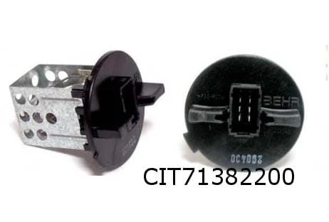 Citroën C4 Coupé / Berline / Picasso / Peugeot 307 (-7/13) (manual AC) kachelweerstand (Behr kachel) OES! 6445XE