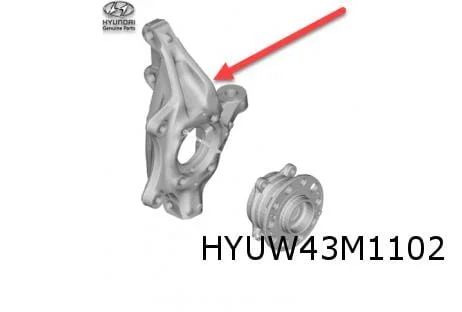 Hyundai Tucson / Kia Sportage (1/21-) fuseestuk Rechts Voorzijde Origineel! 51711N7000
