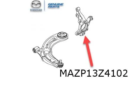 Mazda 2 (2/20-) Fusee Rechts Origineel! D09J33021