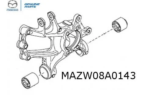 Mazda CX-5 (5/17-10/21) (KF) Fusee Achterzijde Links Origineel! K0702612X