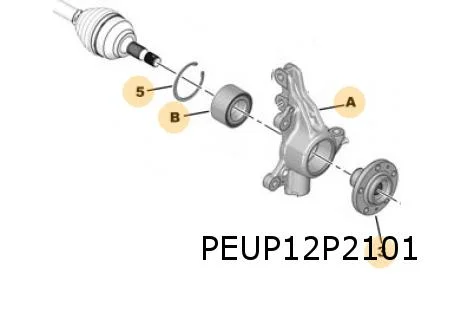 Peugeot/Toyota/Opel/Citroën Fuseestuk Rechts Origineel! 1617969380
