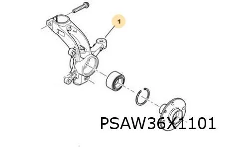 Peugeot/Citroën/Toyota Fuseestuk Rechts Voorzijde Origineel! 432110H010