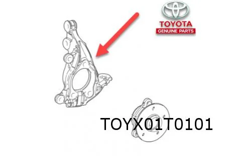 Toyota Yaris/Yaris cross Fusee Links voor Origineel! 4321202410