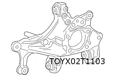 Toyota C-HR Fuseestuk Links achter Origineel! 42305F4031
